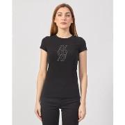 T-shirt EAX T-shirt col rond femme AX avec double logo