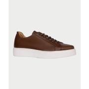 Baskets Exton Baskets en cuir et bois pour homme