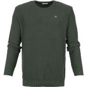 Sweat-shirt Knowledge Cotton Apparel Pull Field Vert Foncé