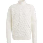 Sweat-shirt Vanguard Pullover Col Roulé Structure Off White