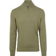 Sweat-shirt Lacoste Pull Zipper Kaki