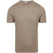 T-shirt Profuomo T-Shirt Knitted Taupe