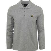 T-shirt Lyle And Scott Polo Manches Longues Gris