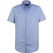 Chemise Suitable Chemise Manches Courtes Bleu