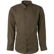 Chemise No Excess Chemise De Lin Vert