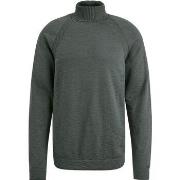 Sweat-shirt Cast Iron Pull Col Roulé Anthracite