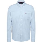 Chemise New Zealand Auckland NZA Chemise James Twill Bleu Clair