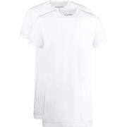 T-shirt Slater T-shirts Extra Longs Lot de 2 Col Rond Blanc