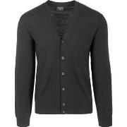 Sweat-shirt Olymp Cardigan Laine Noir