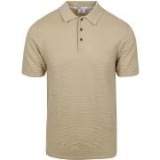 T-shirt R2 Amsterdam R2 Polo Knitted Beige