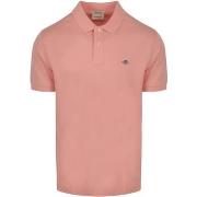 T-shirt Gant Shield Piqué Polo Rose