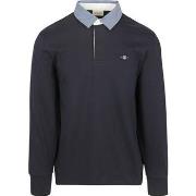 Sweat-shirt Gant Polo Heavy Rugger Shield Marine