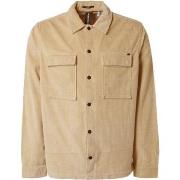 Sweat-shirt No Excess Surchemise En Velours Côtelé Beige