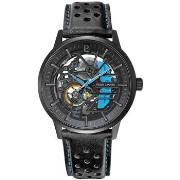 Montre Pierre Lannier PADDOCK Noir Cadran Noir Bracelet Cuir Noir 22 M...