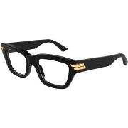 Lunettes de soleil Bottega Veneta BV1190O Cadres Optiques, Noir/Transp...