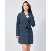 Blouson Refrigue Trench-coat pour femme avec ceinture à la taille