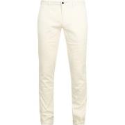 Pantalon Suitable Chino Pico Blanc