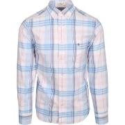 Chemise Gant Shirt Tartan Plaid Pink