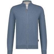 Sweat-shirt State Of Art Cardigan Coton Bleu