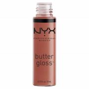 NYX Professional Makeup Butter Gloss (Various Shades) - Praline - Deep...