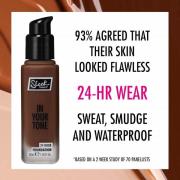 Sleek MakeUP in Your Tone 24 Hour Foundation 30ml (Various Shades) - 4...