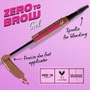 NYX Professional Makeup Zero To Brow Longwear Vegan Tinted Eyebrow Gel...