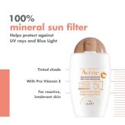 Avène Very High Protection Tinted Mineral Fluid SPF50+ Sun Cream for I...