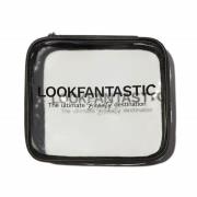 LOOKFANTASTIC Clear Travel Bag - Black