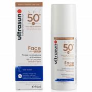 Ultrasun SPF50+ Tinted Face Sun Cream (Various Shades) - Honey