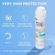 Garnier Ambre Solaire Face SPF50+ Mist and Self Tan Mist 75ml
