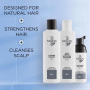 NIOXIN 3-Part System 2 Trial Kit for Natural Hair with Progressed Thin...