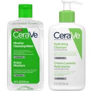 Duo nettoyant et hydratant CeraVe