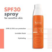 Crème solaire en spray haute protection SPF 30 Avène 200 ml