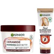 Garnier Ceramide and Cocoa Hand Body Bundle