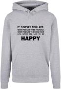 Sweatshirt 'Never Too Late'