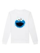 Sweatshirt 'Sesamstraße Cookie Monster Watercolor'