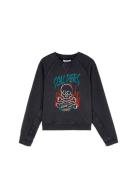 Sweatshirt 'Flame Skull'