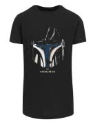 T-Shirt 'Star Wars The Mandalorian Helmet Silhouette'