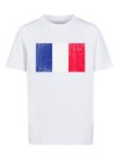 T-Shirt 'France Frankreich Flagge distressed'