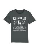 T-shirt 'Reindeer Aviation Retro Christmas Sign'