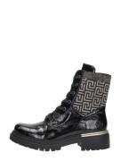 Rieker - Veterschoenen Hoog Zwartlak