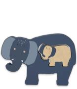 Trixie Baby Accessoires Wooden baby puzzle Mrs. Elephant Blauw