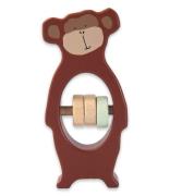 Trixie Baby Accessoires Wooden rattle Mr. Monkey Bruin