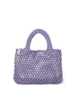 Studio Noos Handtas Lilac Macrame Mini Handbag Paars