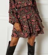 Refined Department Rokjes Woven Paisley Skirt Sterre Zwart