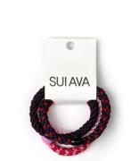 SUI AVA Haaraccessoires 4-pack Basic Essentials Elastics Roze