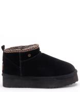 Durack Women Suede Boot Plateau Tape