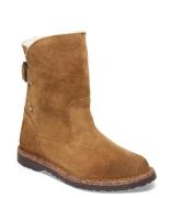 Uppsala Shearling Suede Leather Narrow