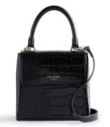 Aynaya Croc Effect Top Handle Small Bag