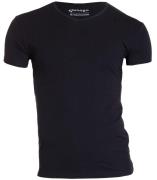 Garage Basis t-shirt v-hals bodyfit zwart